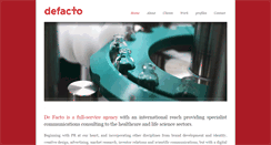 Desktop Screenshot of defacto.com